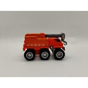 Matchbox Mattel 2010 Big Rig Buddies "Lanky" the Orange Crane Truck LOOSE
